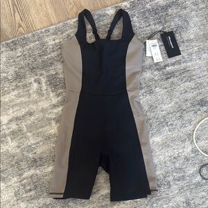 YPB Black and Tan Onesie